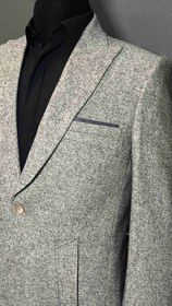 تصویر پالتو مردانه ترک طوسی روشن سایز ۵۸ 