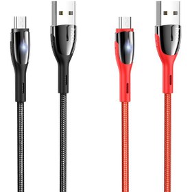 تصویر کابل شارژ هوکو مدل U89 با سری میکرو HOCO U89 Easy charged charging data cable USB to Micro-USB