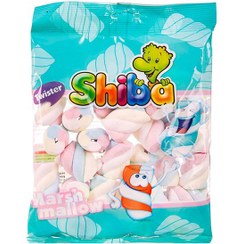 تصویر مارشمالو میوه ای طرح طنابی شیبا - 100 گرم پاستیل شیبا