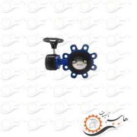 تصویر شیر پروانه ای لاگ گیربکسی دیسک استیل وگ ایران butterfly valve vog iran