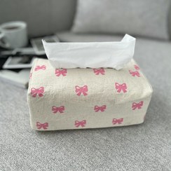تصویر جای دستمال کاغذی طرح پاپیون 