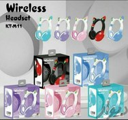 تصویر هدفون بلوتوثی گربه ای مدل KT-M11 WIRELESS HEADSET KT-M11