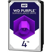 تصویر هارد دیسک اینترنال وسترن دیجیتال سری بنفش ظرفیت 4 ترابایت (اصل) ا Western Digital Purple Internal Hard Drive 4TB Western Digital Purple Internal Hard Drive 4TB