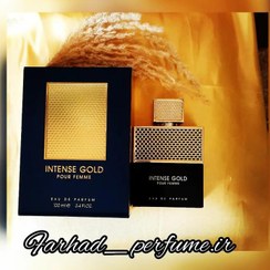 تصویر ادکلن زنانه اینتنس گلد INTENSE GOLD فرگرانس اصل 