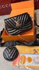تصویر کیف دوشی لویی ویتون مدل دوخته‌شده زنجیری – کیفیت ممتاز و طراحی لوکس Louis Vuitton Quilted Chain Shoulder Bag – Premium Quality & Luxury Design