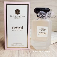 تصویر عطر ادوپرفیوم زنانه فراگرنس ورد مدل Rose Seduction Secret رایحه شیرین 