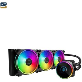 تصویر خنک کننده پردازنده مایع کولر مستر مدل Ice God G360 Phantom Cooler Master Ice God G360 Phantom CPU Water Cooler