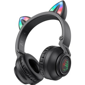 تصویر هدست بلوتوثی بروفون مدل BO18 BO18 Cat ear BT headphones