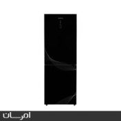 تصویر یخچال فریزر پایین امرسان 22 فوت مدل BFN22D-EL مشکی Emersun BFN22D-EL Refrigerator Freezer