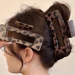 تصویر کلیپس پلنگی مستطیلی سایز بزرگ 