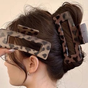 تصویر کلیپس پلنگی مستطیلی سایز بزرگ 