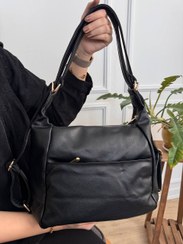 تصویر کیف دوشی زنانه چرمی سه کاره کد 2159 