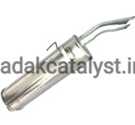 تصویر منبع اگزوز سورن توربویی سایز ۵۵ خروجی استیل 