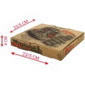 تصویر جعبه پیتزا تک نفره 24 چاپی ایفلوت ( 100 عددی ) 