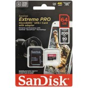 تصویر کارت حافظه microSDXC سن دیسک مدل Extreme PRO کلاس A2 استاندارد UHS-I U3 