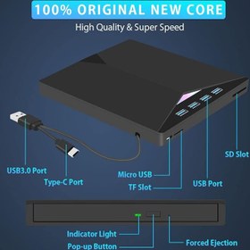 تصویر درایو خارجی DVD/CD-ROM 7IN1 