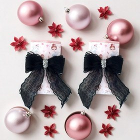 تصویر گل سر توری کد 31 (جفتی) گلسر توری زنانه