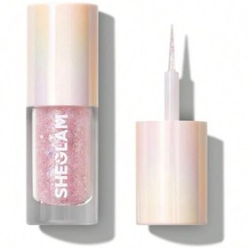 تصویر سایه و خط چشم مدل شاین گلیتر دار 