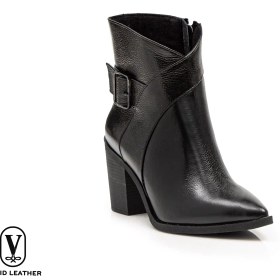 تصویر پوتین زنانه چرم ( کد 8950) 