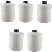 تصویر دوک نخ سردوز کیلویی سفید شماره ۱۵۰ و ۳۰۰ 