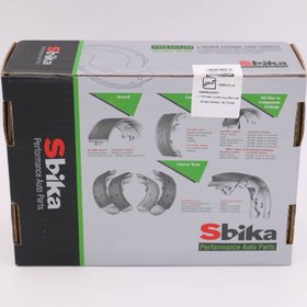 تصویر لنت ترمز کفشکی عقب نیسان اسبیکا SBIKA BRAKE PAD REAR