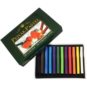 تصویر پاستل گچی 24 رنگ پژواک ا Pejvak soft pastel 24 colors Pejvak soft pastel 24 colors