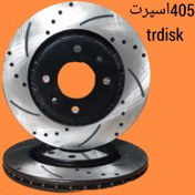 تصویر دیسک ترمز پژو405اسپرت تی آر دیسک( هرعدد)T.R.disk ا T.R.disk T.R.disk