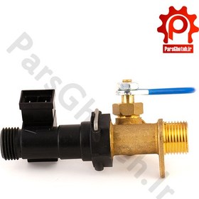 تصویر شیرپرکن فلوسوییچ فرولی لوله کوتاه ferroli flow switch with filling tap (short pipe)