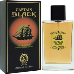 تصویر ادو پرفیوم مردانه نیفتی مدل کاپیتان بلک حجم 100 میلی لیتر 