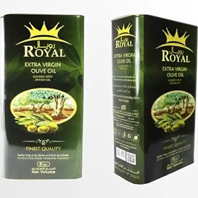 تصویر روغن زیتون رویال قوطی فلزی 4 لیتری ROYAL