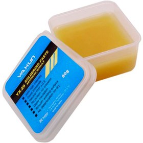 تصویر خمیر فلکس کاسه ای Yaxun YX-20 80g بسته 10 عددی Yaxun YX-20 Soldering oil 10 Pcs