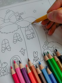 تصویر مداد رنگی 12+1 رنگ آریا 3016 