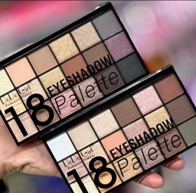 تصویر پالت سایه مدل۱۸ رنگ برند دودوگریل Palette eyeshadow