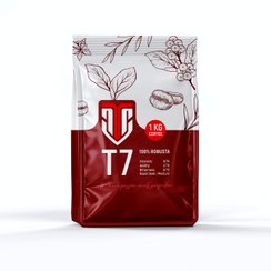 تصویر دانه قهوه 100% روبوستا تی سون 