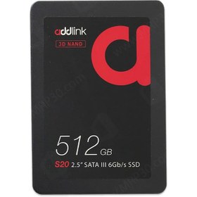 تصویر حافظه ادلینک Addlink S20 512GB SSD Stock 