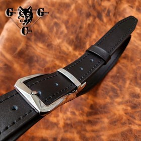 تصویر کمربند دولایه چرم مردانه Men's belt