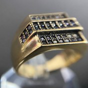 تصویر انگشتر طلا روس مردانه (کد 7833) 