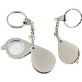 تصویر ذره بین جیبی جلد چرمی 