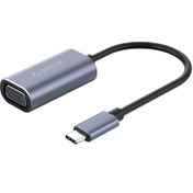 تصویر تبدیل USB-C به VGA اوریکو مدل CTV ORICO CTV USB-C to VGA Adapter