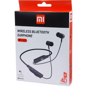 تصویر هندزفری بلوتوث دورگردنی و رم خور Xiaomi M-01 Xiaomi M-01 Wireless Handsfree