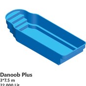 تصویر استخر فایبرگلاس Smart Pools مدل دانوب پلاس 