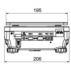 تصویر ترازوی رادواگ مدل PS 6000.R1 ظرفیت 6000 گرم دقت 0.01 گرم 