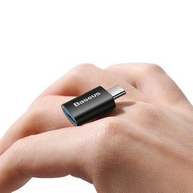 تصویر مبدل USB 3.1 به USB-C باسئوس مدل ZJJQ000103 