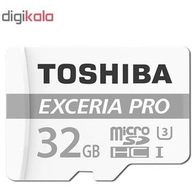 تصویر کارت حافظه microSDHC توشیبا مدل HS02 ظرفیت 32 گیگابایت با سرعت 80MBps Toshiba microSDHC HS02 32GB Class 10 UHS-I Memory Card with SD Adapter