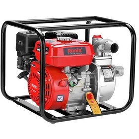 تصویر پمپ آب بنزینی رونیکس مدل RH-4051 ظرفیت ۷ اسب بخار سایز ۲ اینچ 