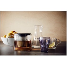 تصویر قوری شیشه ای ایکیا مدل RIKLIG IKEA riklig teapot glass