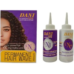 تصویر محلول فر کننده مو دنی وان مخصوص موهای آسیب دیده حجم ۱۰۰ میل 