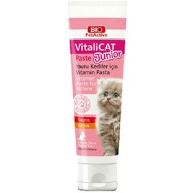 تصویر خمیر ویتامینه برای گربه جونیور بایوپت اکتیو Vitali Cat Junior (100 سی سی) 