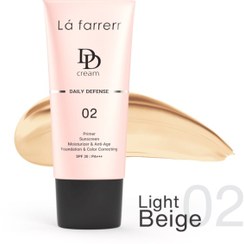 تصویر دی دی کرم SPF30 لایت بژ 02 لافارر DD CREAM LA FARRERR