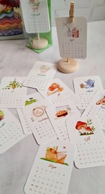 تصویر تقویم رومیزی سال ۱۴۰۴ 